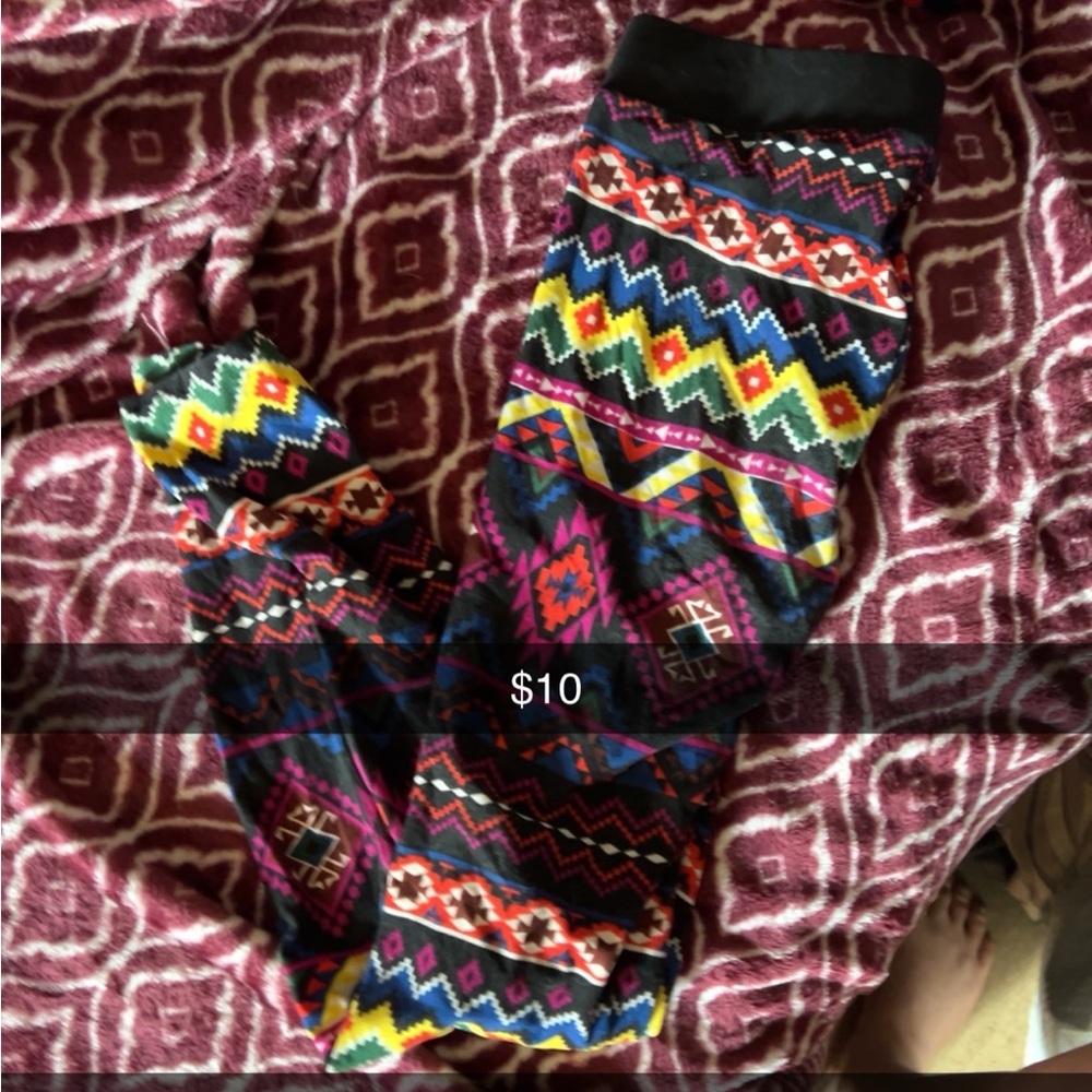 Colorful Patterned Kids Leggings
